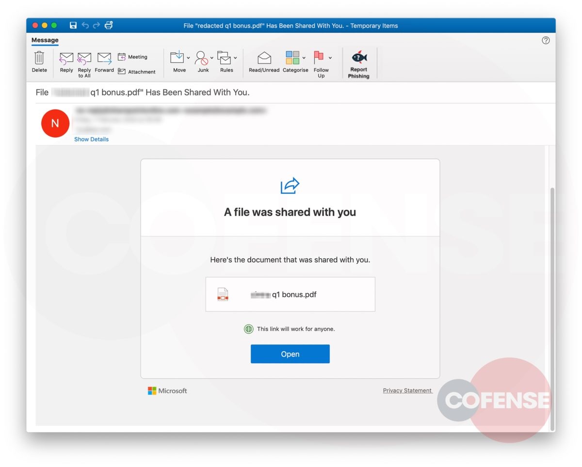 phishing office 365