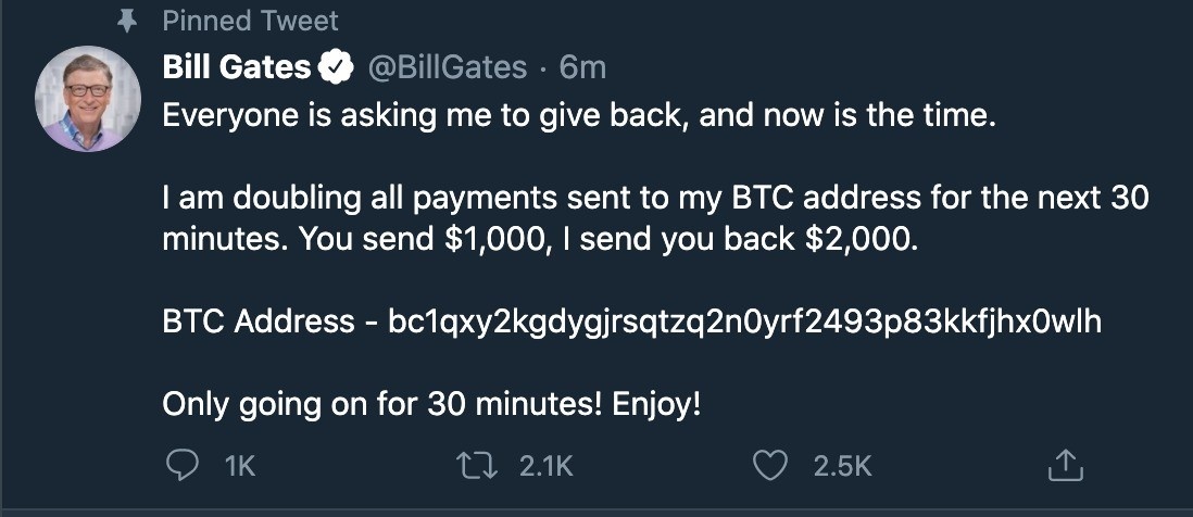 bill gates twitter hack