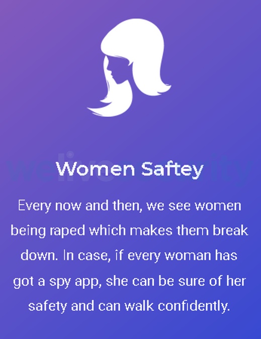 figure 2  a stalkerware app’s claim to monitor women allegedly for their safety