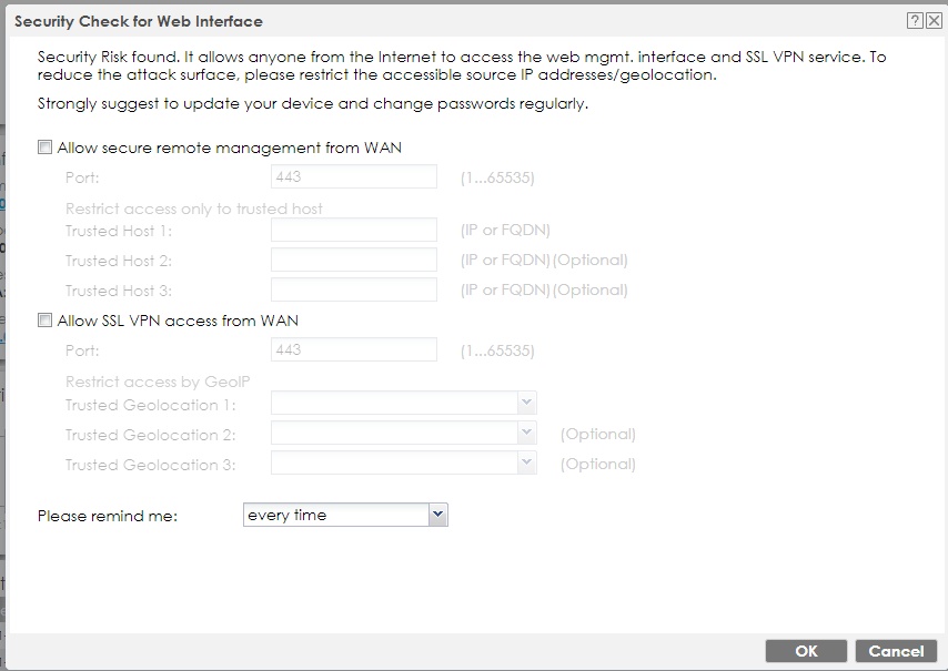 security check after firmware