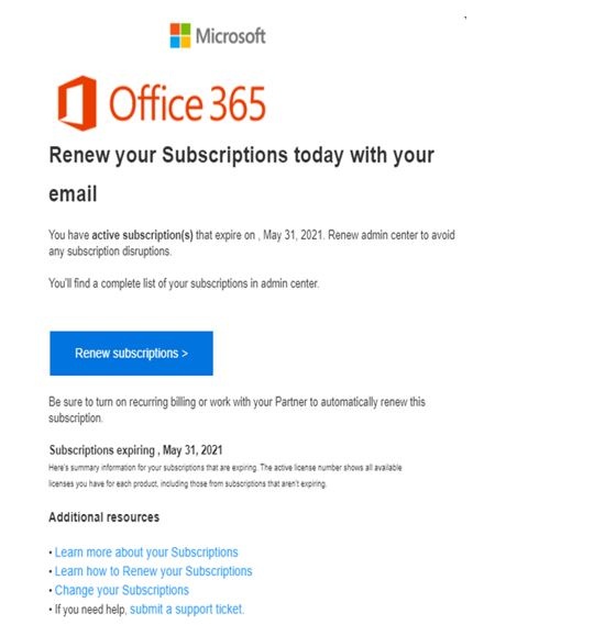 office phishing