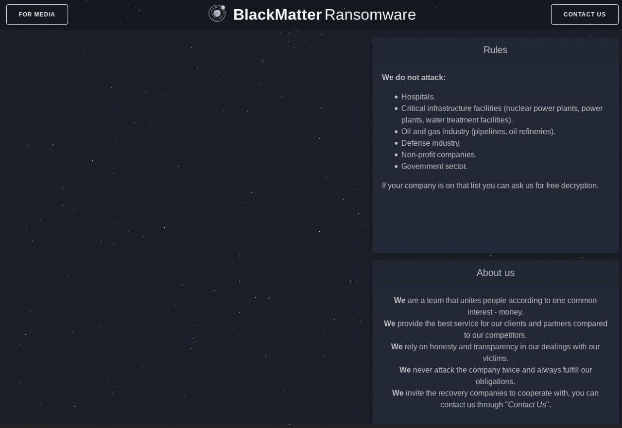 blackmatter ransomware successor darkside revil 1 1