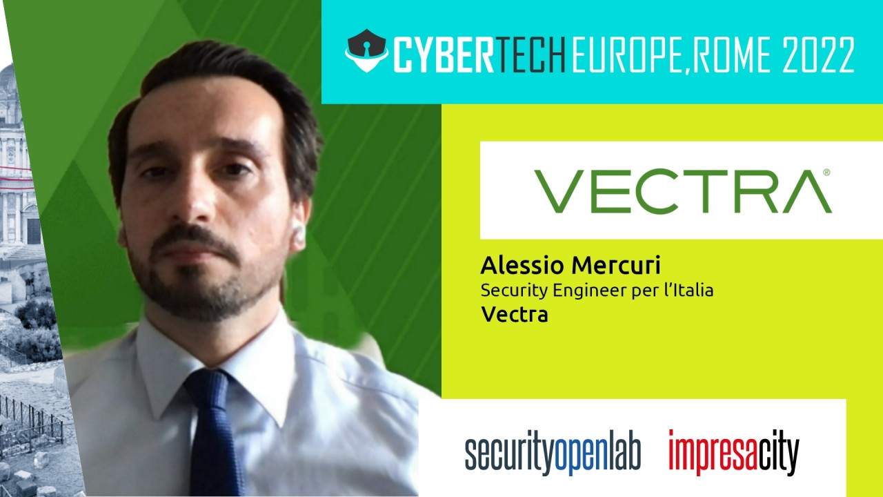 Vectra al Cybertech Europe 2022