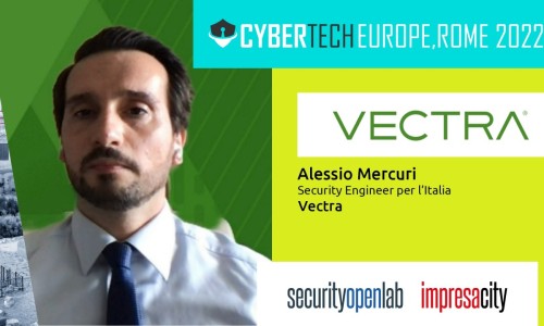 Vectra al Cybertech Europe 2022