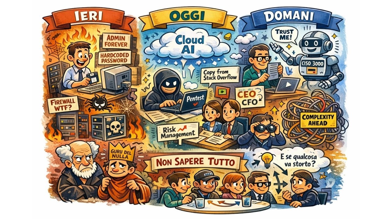 Memory Lane: sono solo trent’anni che dico che la sicurezza dell'informazione non è né sviluppo né IT