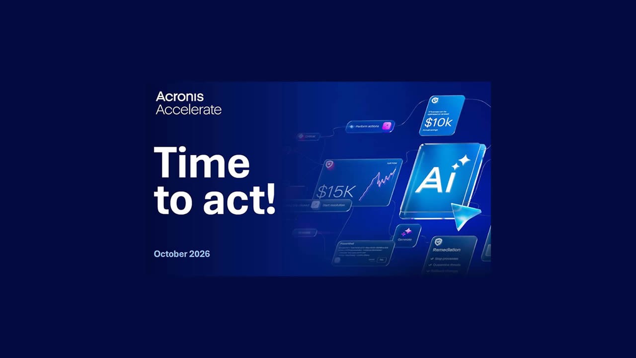 Acronis: la finestra di risposta si chiude, uomo e AI devono fare squadra